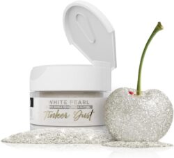 Bakell - White Tinker Dust (5g, 1x Jar) Edible Glitter for Food, Desserts, and Beverages!